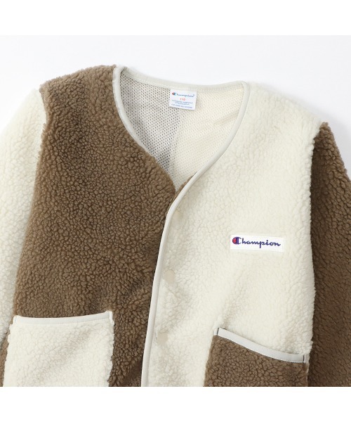 Champion(チャンピオン)の「【Champion/チャンピオン】キッズ キャンパス カーディガン(カーディガン/ボレロ・キッズ・ベージュ/アイボリー/ブラウン/オフホワイト・100/110/130/120/140)」の18枚目の写真