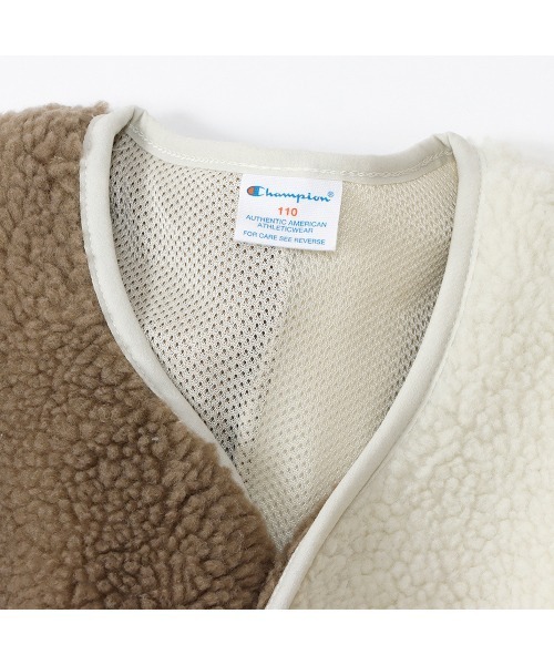 Champion(チャンピオン)の「【Champion/チャンピオン】キッズ キャンパス カーディガン(カーディガン/ボレロ・キッズ・ベージュ/アイボリー/ブラウン/オフホワイト・100/110/130/120/140)」の19枚目の写真