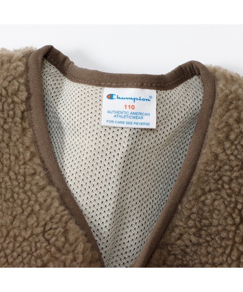 Champion(チャンピオン)の「【Champion/チャンピオン】キッズ キャンパス カーディガン(カーディガン/ボレロ・キッズ・ベージュ/アイボリー/ブラウン/オフホワイト・100/110/130/120/140)」の22枚目の写真