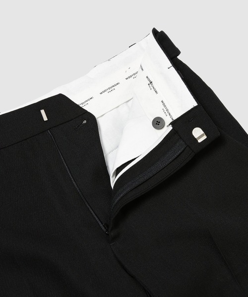 WOOYOUNGMI(ウーヨンミ)の「MENS PANTS(スラックス・メンズ・ブラック・46/48)」の4枚目の写真