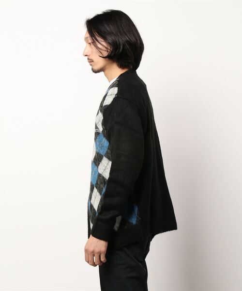thisisneverthat(ディスイズネバーザット)の「【thisisneverthat / ディスイズネバーザット】ARGYLE CARDIGAN(カーディガン/ボレロ・メンズ・ブラック/ネイビー/ブラウン・MEDIUM)」の8枚目の写真