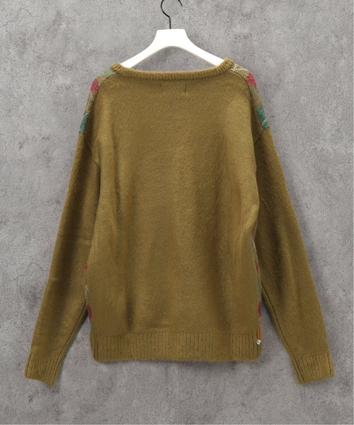 thisisneverthat(ディスイズネバーザット)の「【thisisneverthat / ディスイズネバーザット】ARGYLE CARDIGAN(カーディガン/ボレロ・メンズ・ブラック/ネイビー/ブラウン・MEDIUM)」の9枚目の写真