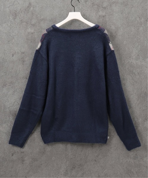 thisisneverthat(ディスイズネバーザット)の「【thisisneverthat / ディスイズネバーザット】ARGYLE CARDIGAN(カーディガン/ボレロ・メンズ・ブラック/ネイビー/ブラウン・MEDIUM)」の15枚目の写真