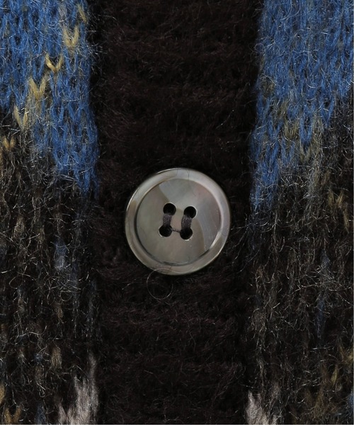 thisisneverthat(ディスイズネバーザット)の「【thisisneverthat / ディスイズネバーザット】ARGYLE CARDIGAN(カーディガン/ボレロ・メンズ・ブラック/ネイビー/ブラウン・MEDIUM)」の16枚目の写真