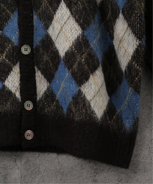 thisisneverthat(ディスイズネバーザット)の「【thisisneverthat / ディスイズネバーザット】ARGYLE CARDIGAN(カーディガン/ボレロ・メンズ・ブラック/ネイビー/ブラウン・MEDIUM)」の19枚目の写真