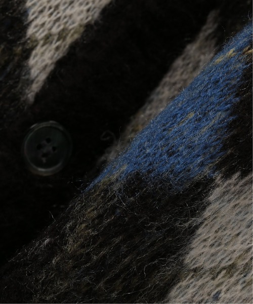 thisisneverthat(ディスイズネバーザット)の「【thisisneverthat / ディスイズネバーザット】ARGYLE CARDIGAN(カーディガン/ボレロ・メンズ・ブラック/ネイビー/ブラウン・MEDIUM)」の5枚目の写真