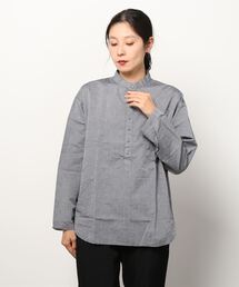 EEL | EEL/イール　別注　チャコールヘンリー ロングスリーブ　21SS(シャツ/ブラウス)