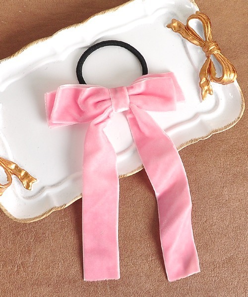 セール Float ベロア リボン ヘアゴム 5色 ヘアゴム Vibgyor Women ヴィブジョー ウィメン のファッション通販 Zozotown