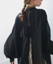 hinari | シアーバックスリットブラウス(シャツ/ブラウス)