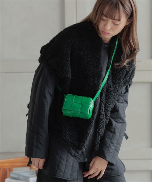 DONOBAN（ドノバン）の「イントレチャートミニショルダーバッグ（ショルダーバッグ・レディース・アイボリー/グリーン/ブルー/ブラック・ONESIZE）」の13枚目の写真