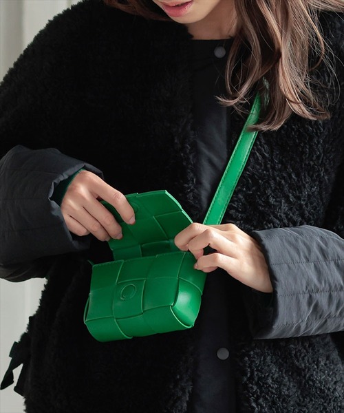 DONOBAN（ドノバン）の「イントレチャートミニショルダーバッグ（ショルダーバッグ・レディース・アイボリー/グリーン/ブルー/ブラック・ONESIZE）」の14枚目の写真