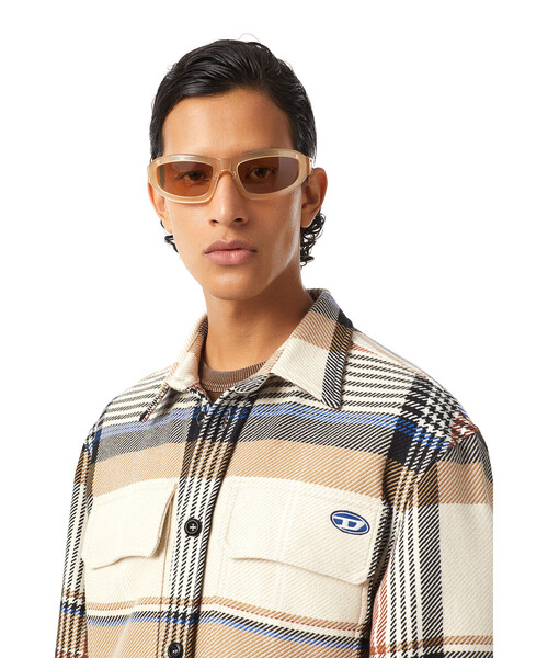 DIESEL（ディーゼル）の「メンズ シャツ チェック オーバーシャツ（ブルゾン・メンズ・その他1・LARGE/MEDIUM/SMALL/X-LARGE/X-SMALL/XX-LARGE）」の5枚目の写真