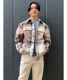 DIESEL | メンズ シャツ チェック オーバーシャツ(ブルゾン)