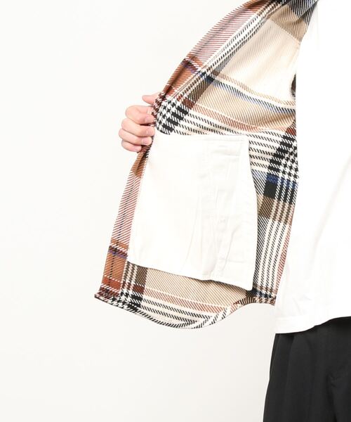 DIESEL（ディーゼル）の「メンズ シャツ チェック オーバーシャツ（ブルゾン・メンズ・その他1・LARGE/MEDIUM/SMALL/X-LARGE/X-SMALL/XX-LARGE）」の3枚目の写真