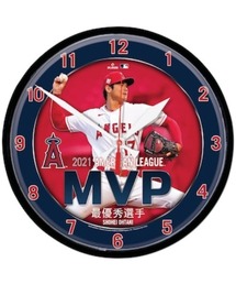 MLB（メジャーリーグベースボール）の「MLB ロサンゼルス・エンゼルス 大谷翔平 2021MVP受賞記念 ラウンドクロック（掛け時計・キッズ）」