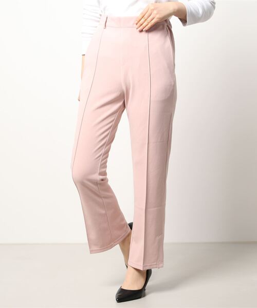 RETRO GIRL（レトロガール）の「セミフレアPT（スラックス・レディース・ライトブルー/ブラック/ダークグリーン/オフホワイト/オレンジ/ライトグリーン/ブルー/ライトピンク/パープル・FREE）」の19枚目の写真