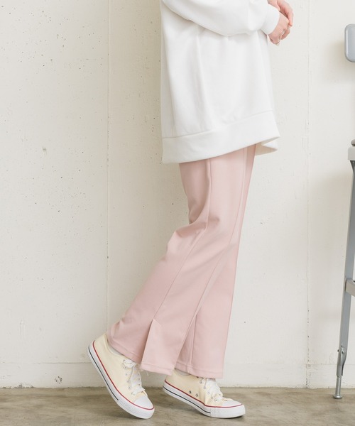 RETRO GIRL（レトロガール）の「セミフレアPT（スラックス・レディース・ライトブルー/ブラック/ダークグリーン/オフホワイト/オレンジ/ライトグリーン/ブルー/ライトピンク/パープル・FREE）」の16枚目の写真