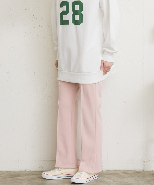 RETRO GIRL（レトロガール）の「セミフレアPT（スラックス・レディース・ライトブルー/ブラック/ダークグリーン/オフホワイト/オレンジ/ライトグリーン/ブルー/ライトピンク/パープル・FREE）」の18枚目の写真