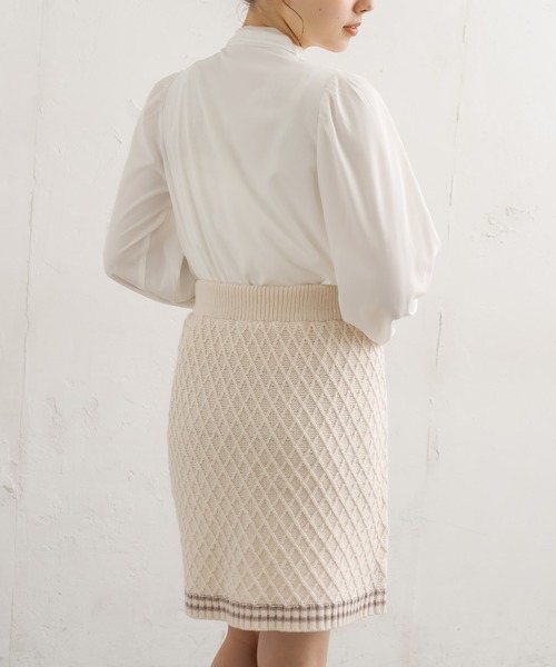 OLIVE des OLIVE（オリーブデオリーブ）の「ボウタイブラウス（シャツ/ブラウス・レディース・ホワイト/オフホワイト/アイボリー・FREE）」の9枚目の写真