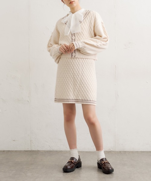 OLIVE des OLIVE（オリーブデオリーブ）の「ボウタイブラウス（シャツ/ブラウス・レディース・ホワイト/オフホワイト/アイボリー・FREE）」の11枚目の写真