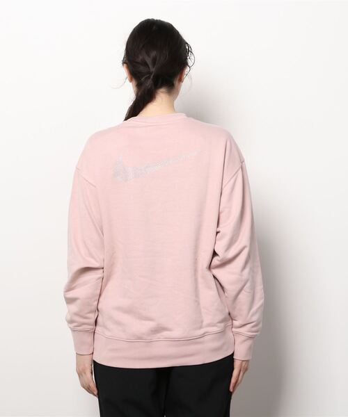 NIKE(ナイキ)の「【別注】ナイキ NIKE ナイキ DF ハイブリッド フリース L/S クルー 限定コラボ(スウェット・レディース・ベビーピンク/ブラック・XL/L/S/M)」の9枚目の写真