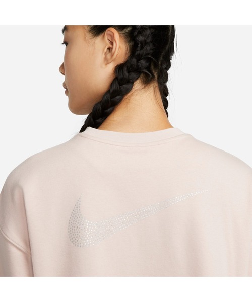 NIKE(ナイキ)の「【別注】ナイキ NIKE ナイキ DF ハイブリッド フリース L/S クルー 限定コラボ(スウェット・レディース・ベビーピンク/ブラック・XL/L/S/M)」の4枚目の写真