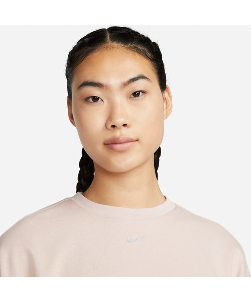 NIKE(ナイキ)の「【別注】ナイキ NIKE ナイキ DF ハイブリッド フリース L/S クルー 限定コラボ(スウェット・レディース・ベビーピンク/ブラック・XL/L/S/M)」の7枚目の写真