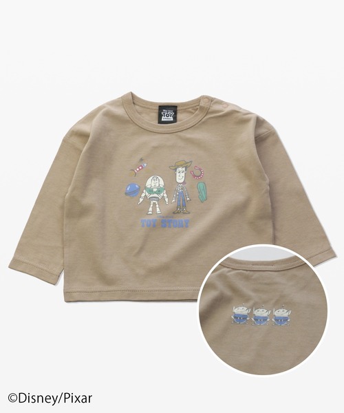 JAM & LINK(ジャムアンドリンク)の「【Disney/ディズニー】キャラクターロンT(Tシャツ/カットソー・キッズ・ベージュ系その他/オレンジ系/ホワイト系その他2/グレー系その他/グリーン系その他/ホワイト系その他3/ライトグレー/ホワイト系その他/ベージュ系その他2/ミント・110cm/100cm/130cm/90cm/120cm/80cm)」の6枚目の写真
