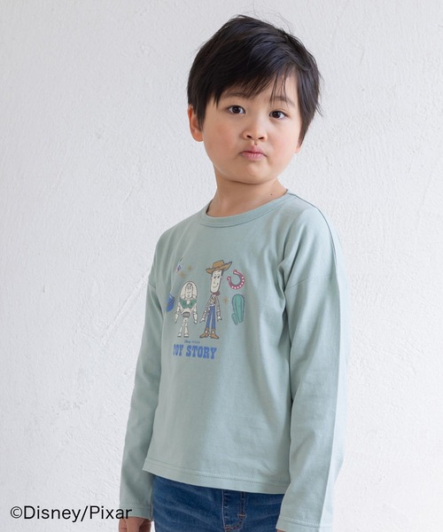JAM & LINK(ジャムアンドリンク)の「【Disney/ディズニー】キャラクターロンT(Tシャツ/カットソー・キッズ・ベージュ系その他/オレンジ系/ホワイト系その他2/グレー系その他/グリーン系その他/ホワイト系その他3/ライトグレー/ホワイト系その他/ベージュ系その他2/ミント・110cm/100cm/130cm/90cm/120cm/80cm)」の9枚目の写真