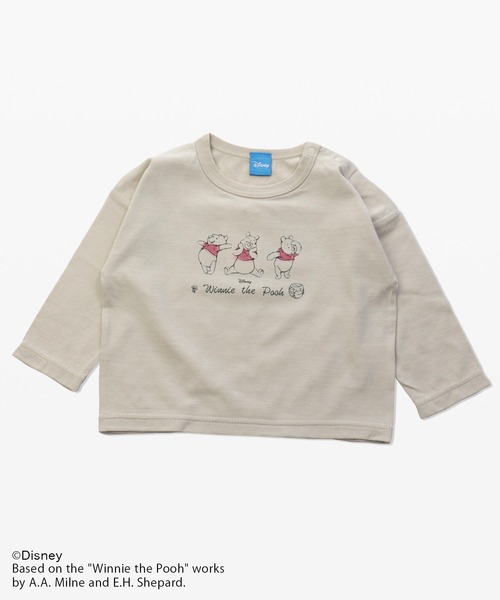 JAM & LINK(ジャムアンドリンク)の「【Disney/ディズニー】キャラクターロンT(Tシャツ/カットソー・キッズ・ベージュ系その他/オレンジ系/ホワイト系その他2/グレー系その他/グリーン系その他/ホワイト系その他3/ライトグレー/ホワイト系その他/ベージュ系その他2/ミント・110cm/100cm/130cm/90cm/120cm/80cm)」の1枚目の写真