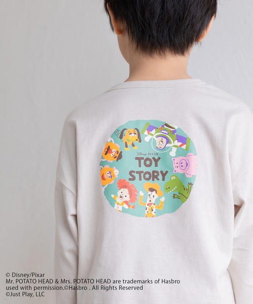 JAM & LINK(ジャムアンドリンク)の「【Disney/ディズニー】キャラクターロンT(Tシャツ/カットソー・キッズ・ベージュ系その他/オレンジ系/ホワイト系その他2/グレー系その他/グリーン系その他/ホワイト系その他3/ライトグレー/ホワイト系その他/ベージュ系その他2/ミント・110cm/100cm/130cm/90cm/120cm/80cm)」の3枚目の写真
