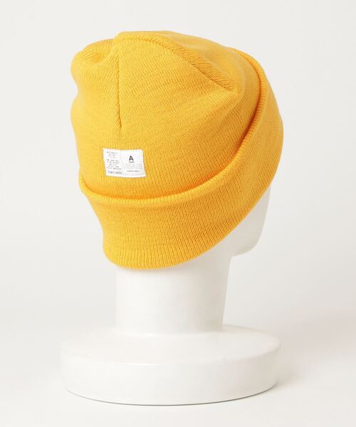ACAPULCO GOLD（アカプルコゴールド）の「ACAPULCO GOLD / USAG BEANIE（ニットキャップ/ビーニー・メンズ・ブラック/ネイビー/レッド/イエロー/ヘザーグレー/チャコール・ONE SIZE）」の7枚目の写真