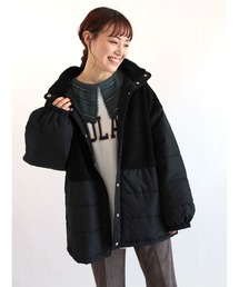 ehka sopo | ボアキルト切替ジャケット(その他アウター)