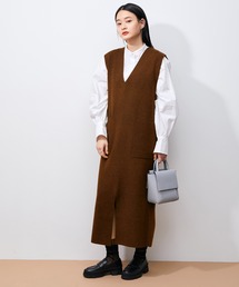 ADAM ET ROPE' | 【2WAY】総針ジャンパースカート(ジャンパースカート)