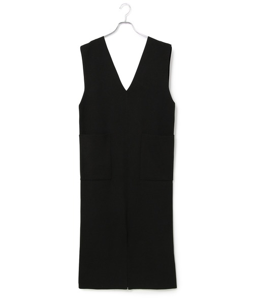 ADAM ET ROPE'（アダムエロペ）の「【2WAY】総針ジャンパースカート（ジャンパースカート・レディース・ブラック/ブラウン/ベージュ系その他・FREE）」の8枚目の写真