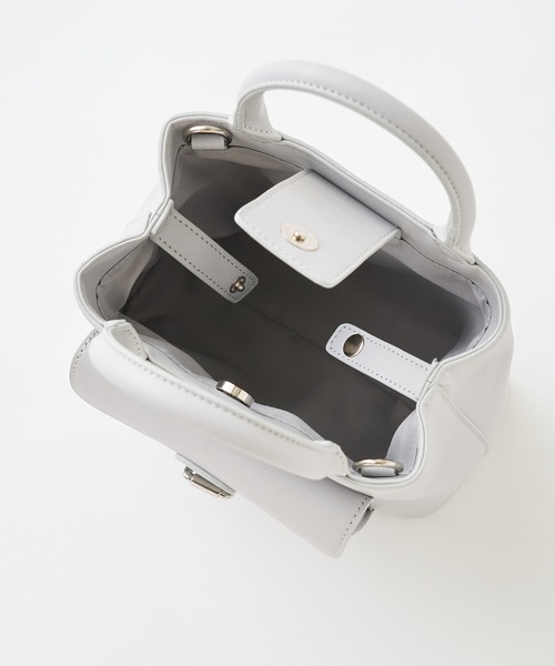 OLIVE des OLIVE（オリーブデオリーブ）の「ポケット付きショルダーバッグ（ショルダーバッグ・レディース・ライトグレー/ブラック/オフホワイト/ピンク・FREE）」の22枚目の写真