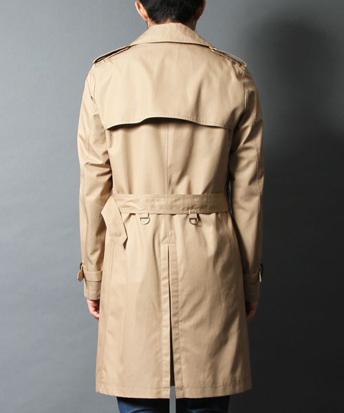 AMERICAN RAG CIE（アメリカンラグシー）の「AMERICAN RAG CIE 70/2ギャバ トレンチコート/114-AFN-M151-CO001（トレンチコート・メンズ・ブラック/ベージュ・1/2/3）」の4枚目の写真