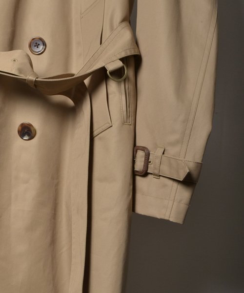 AMERICAN RAG CIE（アメリカンラグシー）の「AMERICAN RAG CIE 70/2ギャバ トレンチコート/114-AFN-M151-CO001（トレンチコート・メンズ・ブラック/ベージュ・1/2/3）」の7枚目の写真
