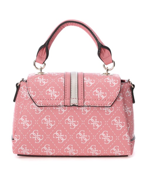 Guess（ゲス）の「KASINTA Mini Top Handle Flap（ショルダーバッグ・レディース・ホワイト/ピンク・ONE SIZE）」の3枚目の写真