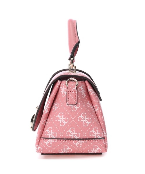 Guess（ゲス）の「KASINTA Mini Top Handle Flap（ショルダーバッグ・レディース・ホワイト/ピンク・ONE SIZE）」の4枚目の写真