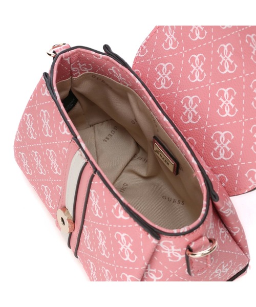 Guess（ゲス）の「KASINTA Mini Top Handle Flap（ショルダーバッグ・レディース・ホワイト/ピンク・ONE SIZE）」の7枚目の写真