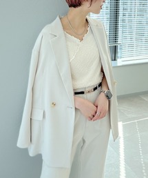 mysty woman | Wボタンテーラードジャケット 263697(テーラードジャケット)
