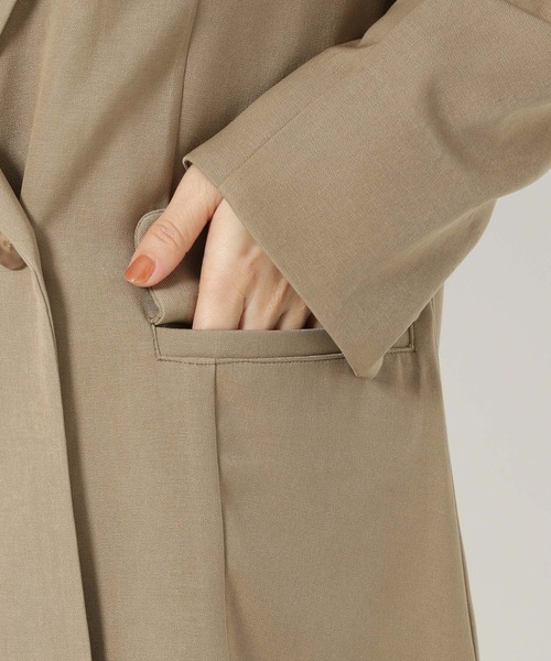 mysty woman（ミスティウーマン）の「Wボタンテーラードジャケット 263697（テーラードジャケット・レディース・ブラック/ベージュ/アイボリー・FREE）」の15枚目の写真