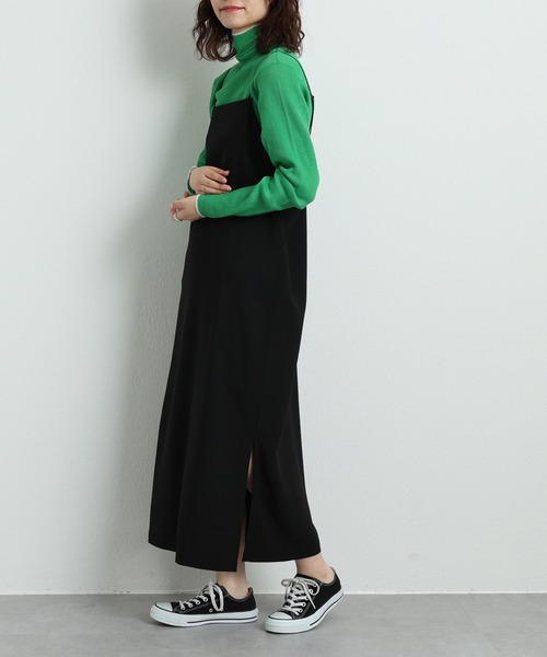 CIAOPANIC TYPY(チャオパニックティピー)の「【インナー付き】とろみキャミワンピース(ワンピース・レディース・ブラック/ベージュ・ONE SIZE)」の13枚目の写真
