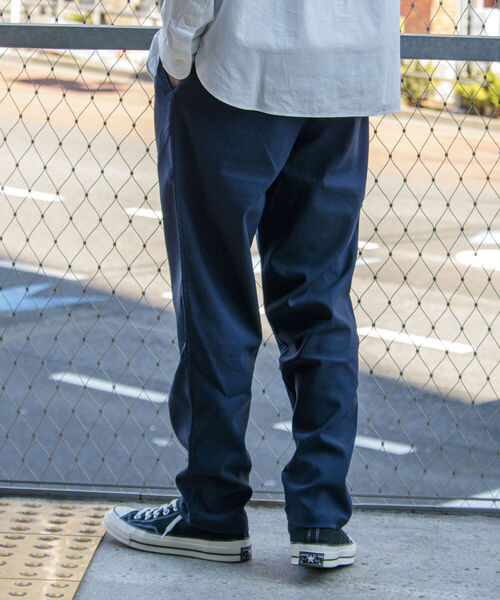 GLOSTER（グロスター）の「【GLOSTER/グロスター】”GUM STRETCH” テーパードイージーパンツ（その他パンツ・メンズ・ベージュ/ネイビー/オリーブ・SMALL/MEDIUM/LARGE）」の6枚目の写真