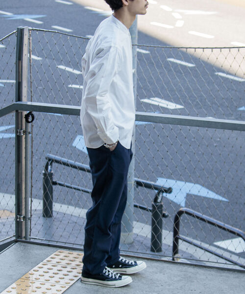 GLOSTER（グロスター）の「【GLOSTER/グロスター】”GUM STRETCH” テーパードイージーパンツ（その他パンツ・メンズ・ベージュ/ネイビー/オリーブ・SMALL/MEDIUM/LARGE）」の8枚目の写真