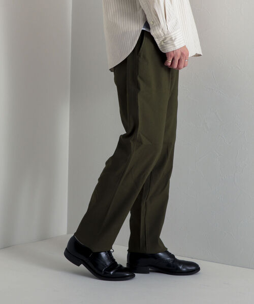 GLOSTER（グロスター）の「【GLOSTER/グロスター】”GUM STRETCH” テーパードイージーパンツ（その他パンツ・メンズ・ベージュ/ネイビー/オリーブ・SMALL/MEDIUM/LARGE）」の19枚目の写真