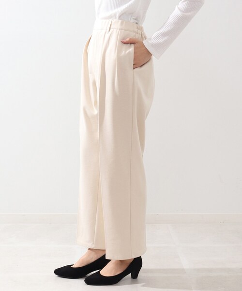 DRESKIP（ドレスキップ）の「◆タックゆるテーパードパンツ（その他パンツ・レディース・ブラック/ダークブラウン/オフホワイト・02/03/04）」の5枚目の写真