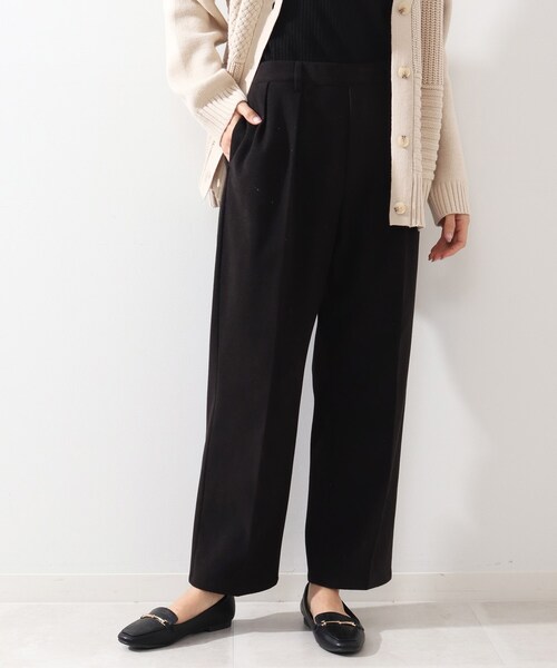 DRESKIP（ドレスキップ）の「◆タックゆるテーパードパンツ（その他パンツ・レディース・ブラック/ダークブラウン/オフホワイト・02/03/04）」の11枚目の写真