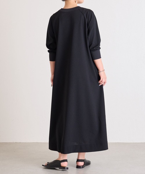 BEARDSLEY（ビアズリー）の「ドライタッチロングワンピース（ワンピース・レディース・ブラック/ダークグレー・1/0）」の12枚目の写真